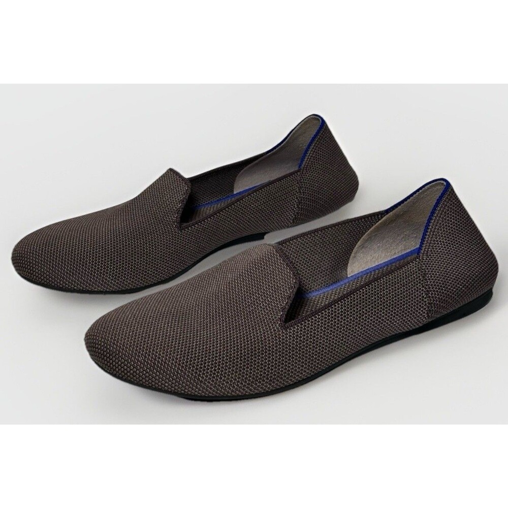 Rothy's The Loafer Mocha Brown Women's Size 6.5 Sustainable Flats Slip On Shoes